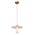 Pendant SES White Alabaster Cylinder Brass 200mm CLA Lighting