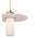 Pendant SES White Alabaster Cylinder Brass 200mm CLA Lighting