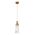 Pendant Light ES White Marble Cylinder Brass 90mm CLA Lighting