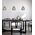 Pendant ES Champagne Dimpled Glass Ellipse 146mm CLA Lighting