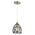 Pendant ES Champagne Dimpled Glass Ellipse 146mm CLA Lighting