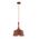 Pendant Light ES Dome Rustic Brown Travertine 550mm CLA Lighting