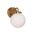 Wall Light ES 1 Light White Alabaster Sphere 140mm CLA Lighting