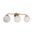 Wall Light ES 3 Light White Alabaster Sphere 140mm CLA Lighting