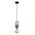 Pendant Light G9 Opal Diffuser Brass Red Wood 120mm CLA Lighting