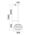 Pendant Light ES Pleated Opal Translucent Dome 300mm CLA Lighting