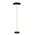 Floor Lamp 2 Light ES Black Aluminium Brass 400mm CLA Lighting