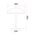 Table Lamp ES Aluminium Shade Brass Rod Black 380mm CLA Lighting