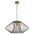 Pendant ES Oval Cage Iron Matt Black Large 600mm CLA Lighting