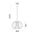 Pendant Light ES Round Cage Iron Matt Black 500mm CLA Lighting