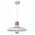 Pendant ES Dome Matt Grey Copper Highlight 400mm CLA Lighting
