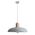 Pendant ES Dome Matt Grey Copper Highlight 400mm CLA Lighting