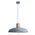 Pendant ES Dome Matt Grey Copper Highlight 400mm CLA Lighting