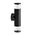 Pillar Light Up Down GU10 Anti-Glare Black IP65 CLA Lighting