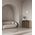 Wall Light G9 Round Travertine Beige with Switch CLA Lighting