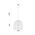 Pendant Light ES Natural Rattan Ellipse White 345mm CLA Lighting