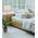 Table Lamp ES Travertine Rectangular Cream 385mm CLA Lighting