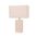 Table Lamp ES Travertine Rectangular Cream 630mm CLA Lighting