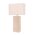 Table Lamp ES Travertine Rectangular Cream 465mm CLA Lighting