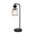 Table Lamp ES Clear Ellipse Glass Shade Brass 490mm CLA Lighting