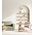 Table Lamp ES Clear Ellipse Glass Shade Brass 490mm CLA Lighting