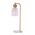 Table Lamp ES Clear Ellipse Glass Shade Black 490mm CLA Lighting