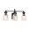 Wall Light ES 3 Light Ellipse Glass Brass 120mm CLA Lighting