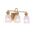 Wall Light ES 3 Light Ellipse Glass Brass 120mm CLA Lighting