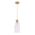 Pendant Light ES Clear Glass Ellipse Black 120mm CLA Lighting