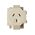 Plug Base Quick Connect 3 Pin 10A Earthed Pack of 10 CLA Lighting