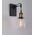 Wall Light ES Pear Clear Glass Antique Brass CLA Lighting
