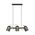 Pendant Light 3 Light ES Ellipse Black Brass 554mm CLA Lighting
