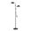 Floor Lamp ES Sand Black Brass Adjustable 160mm CLA Lighting