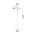 Floor Lamp ES Double Shade Brass Sand Black 160mm CLA Lighting