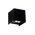 Outdoor Wall Light LED 6.8W 3000K Square Black IP54 CLA Lighting