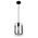 Pendant Light ES Oblong Black Mesh Clear Glass 200mm CLA Lighting