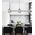 Pendant Light ES Oblong Black Mesh Clear Glass 200mm CLA Lighting