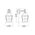 Outdoor Wall Light Coach ES Aluminium White IP44 CLA Lighting