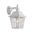 Outdoor Wall Light Coach ES Aluminium White IP44 CLA Lighting