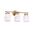 Wall Light ES 3 Light White Alabaster Jar 120mm CLA Lighting