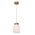 Pendant Light ES Jar White Alabaster Brass 120mm CLA Lighting