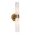 Wall Light Up/Down 2 Light ES Tubular Black 60mm CLA Lighting