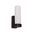 Wall Light Uplight ES Tubular Opal Glass Black 60mm CLA Lighting
