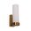Wall Light Uplight ES Tubular Opal Glass Chrome 60mm CLA Lighting