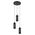 Pendant Light 3 Light ES Black Mesh Oblong 320mm CLA Lighting