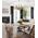 Pendant Light 6 Light ES Candelabra Oak Wood 799mm CLA Lighting