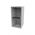 Back Box 4 Gang Vertical 32mm & 2x25mm Buffalo Grey Trader