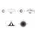 Motion Sensor PIR IP44 360 Degree 8m Arctic Owl Black Trader