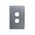 Switch Vertical 2 Gang Slim 10AX Flat Cat Matt Black Trader