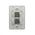 Switch Vertical 2 Gang Slim 10AX Flat Cat Matt Black Trader